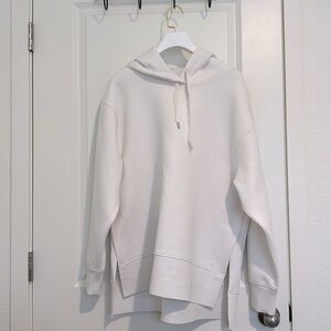 Calia White Soft Scuba Hoodie